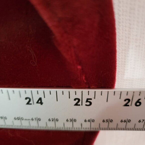 VTG Salon Studio Womens Top Pull Over 2XL Long Sleeve Rhinestone Accents Red USA - Picture 8 of 11